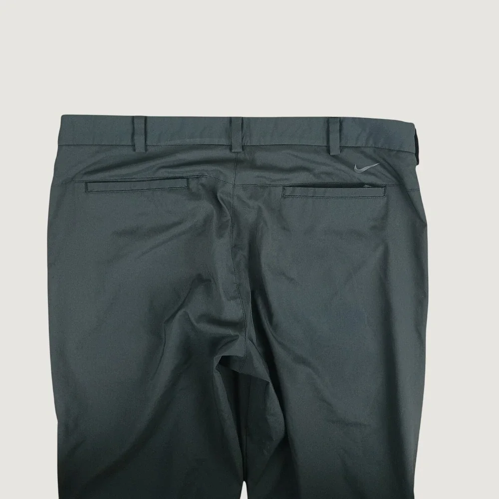 Nike Golf Pants Mens 36x34 Solid Black Dri-FIT Tour Performance Athletic Sport